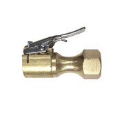 Interstate Pneumatics 1/4 Inch FPT Straight Locking Foot Chuck with Clip and w/o Internal Shut-off Valve T32